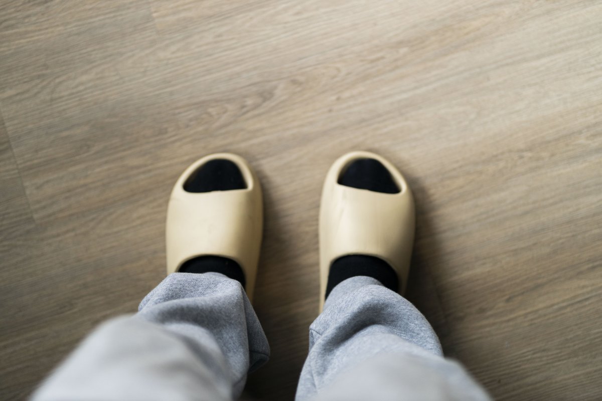Photo of my feet
