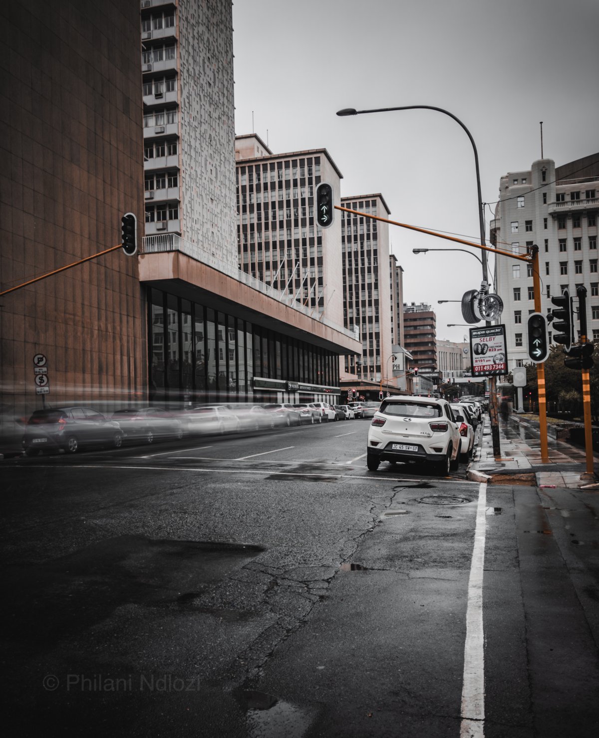 Johannesburg after the rain in the morning