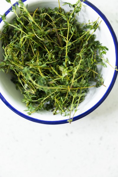 Thyme in a bowl