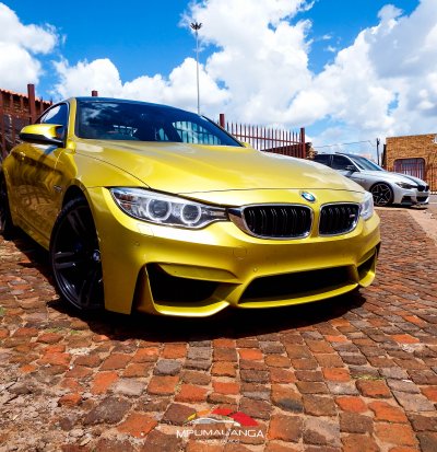 Austin Yellow BMW M4 f82
