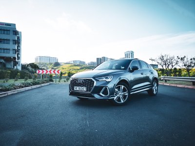 Front angle of new Audi Q3 Sportback
