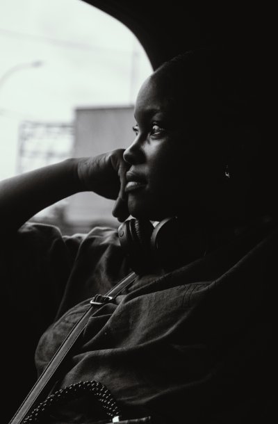 Woman traveling