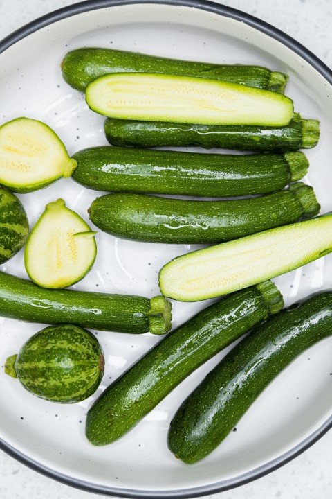 Cucumbers in a plate