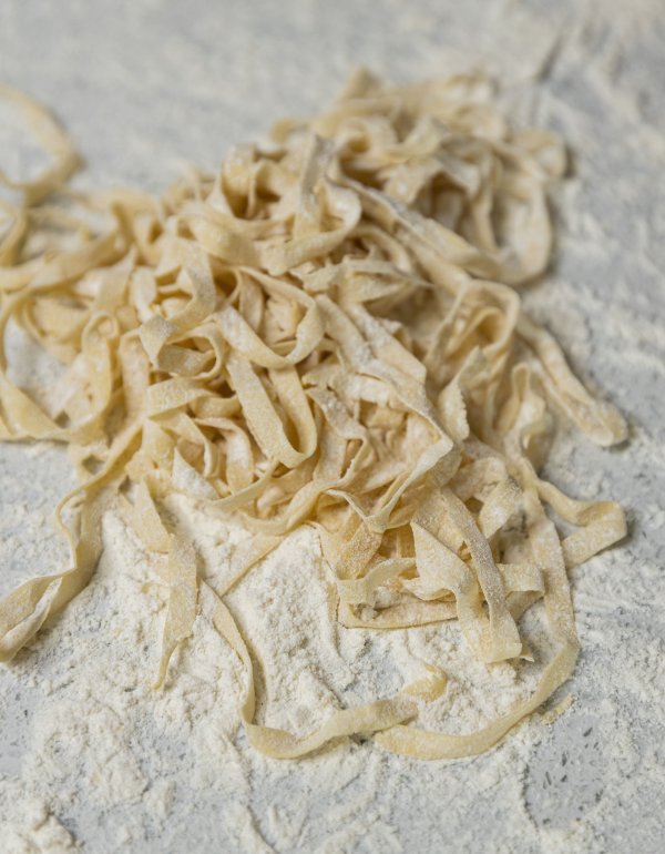 Home made pasta pieces