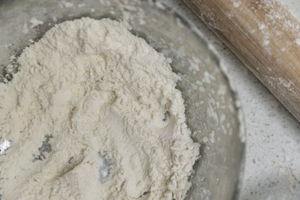 Flour in a bowl