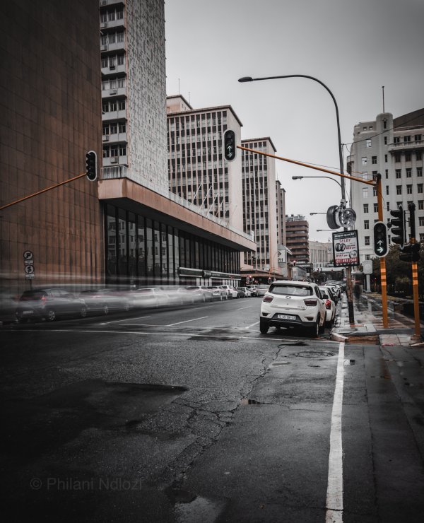 Johannesburg after the rain in the morning