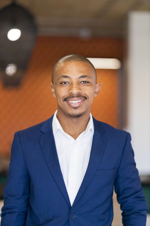 Black business man profile photo