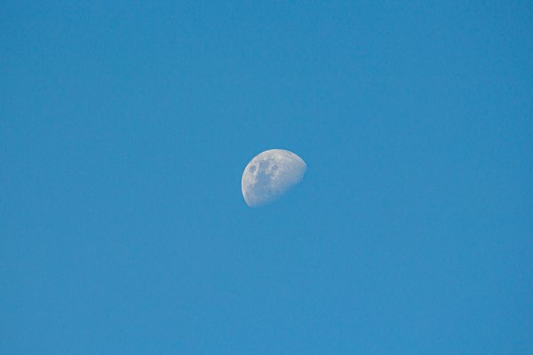 Moon in blues