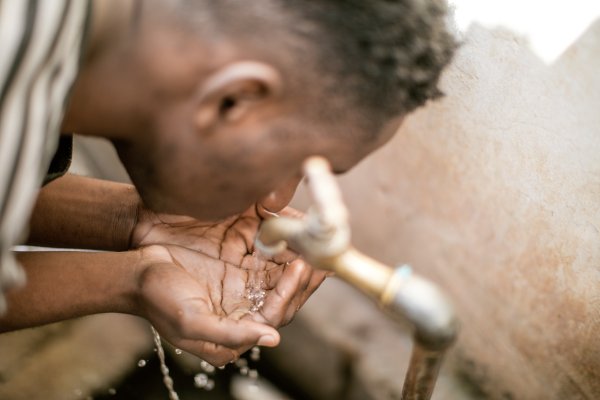 Drinking from the tap