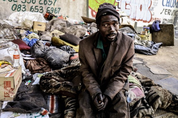 Homeless Man Johannesburg CBD