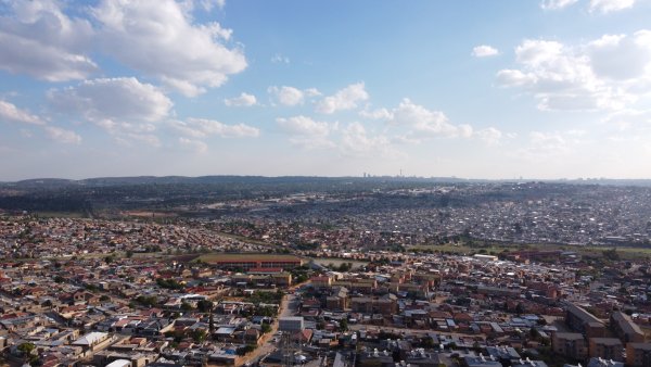 Joburg CBD from Alexandra view