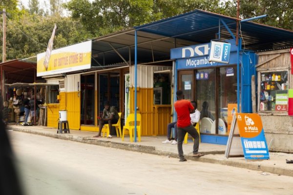 Mozambique street market.