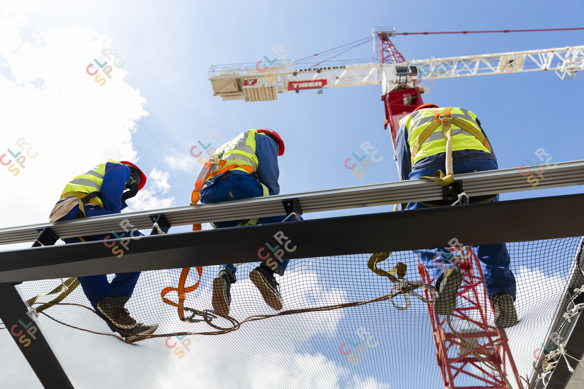 Black men in construction