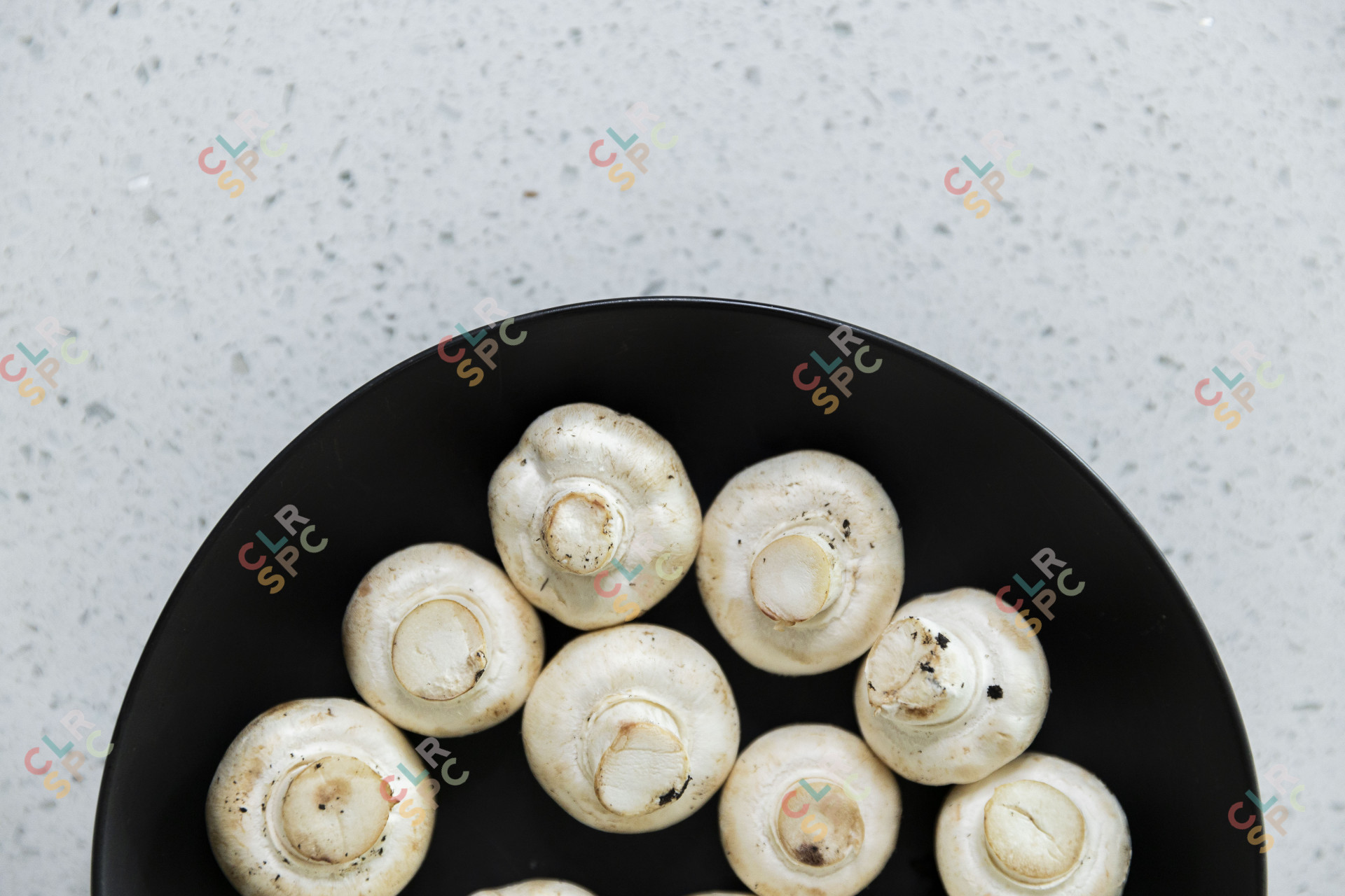 Mushrooms on a plate