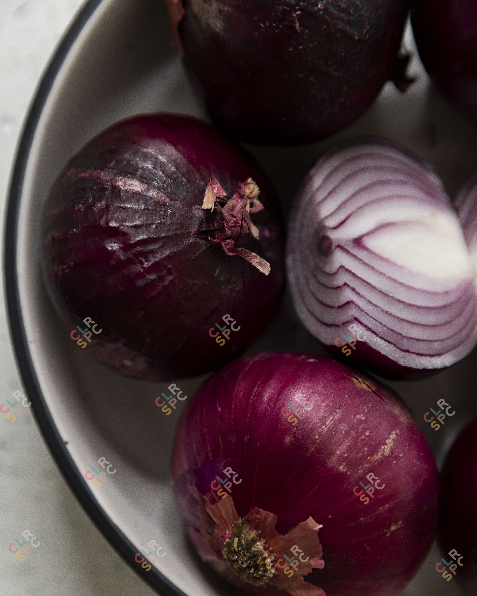 Onions in a bowl