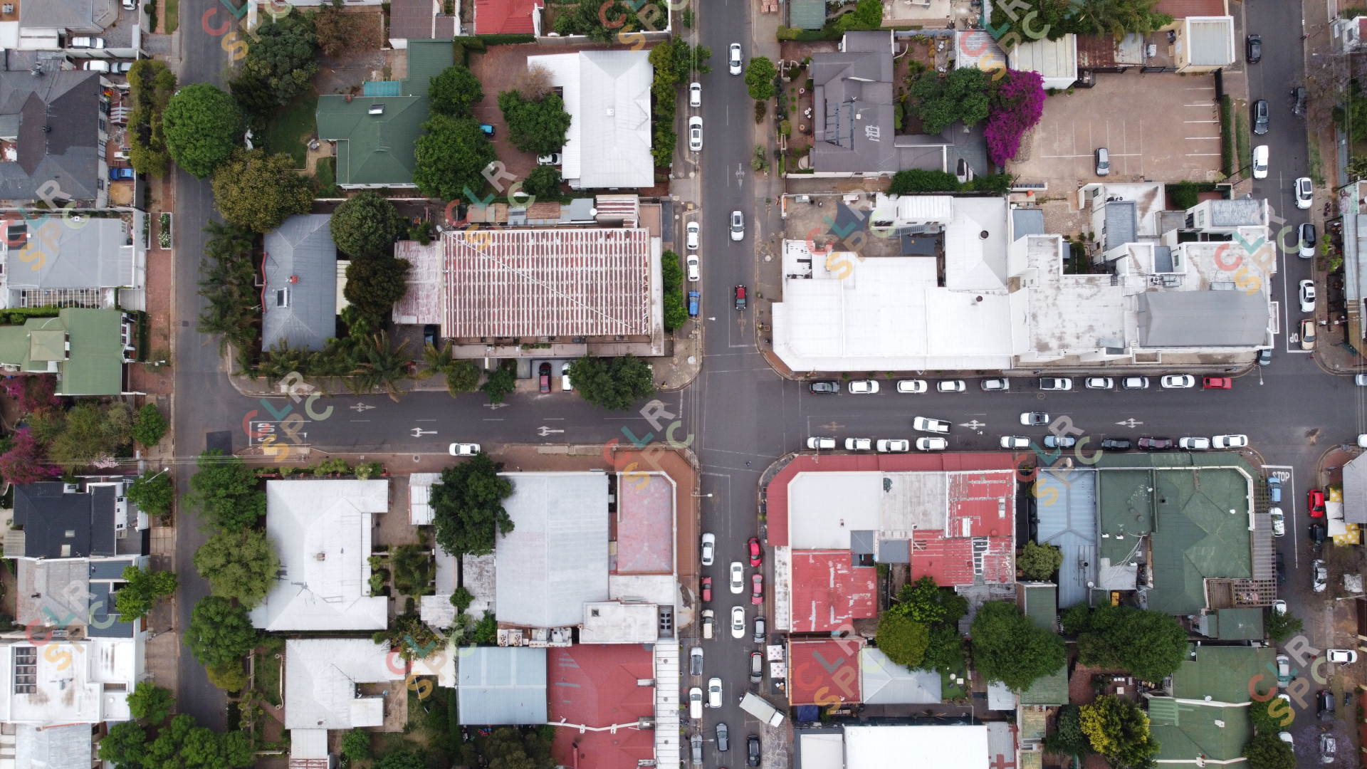 Melville street from the top