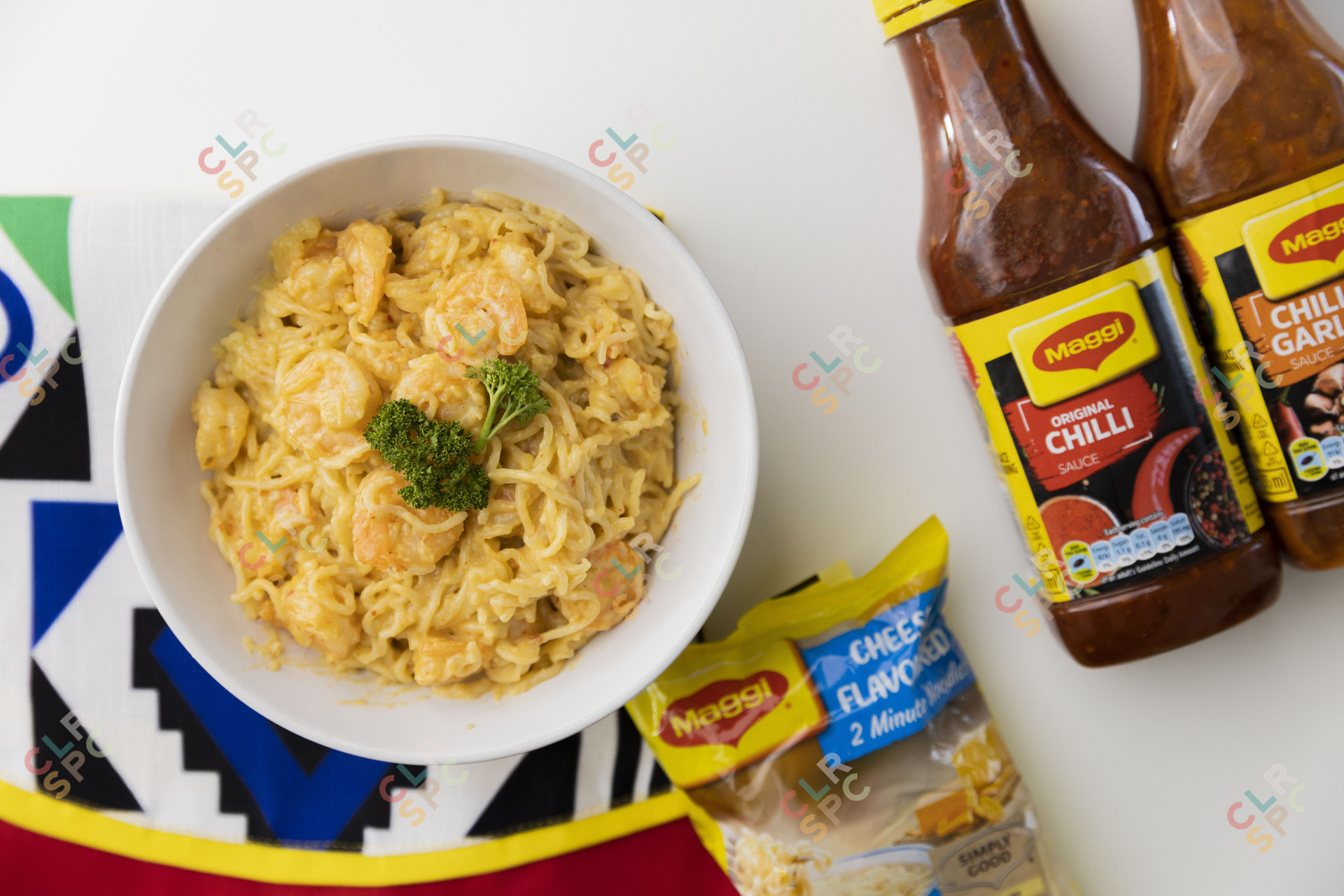 Maggi noodles in a bowl.