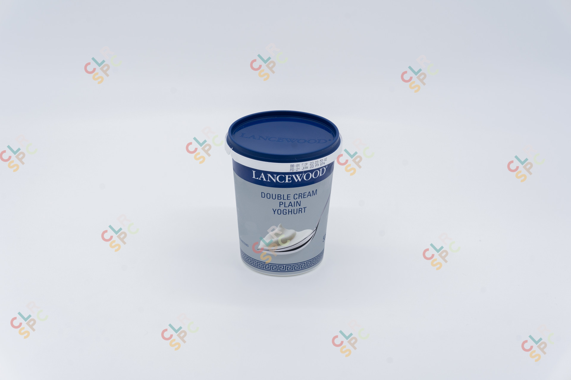 Product of Lancewood double cream plain yoghurt.