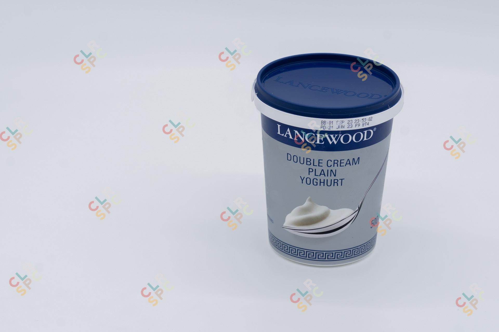 Product of Lancewood double cream plain yoghurt 500ml.