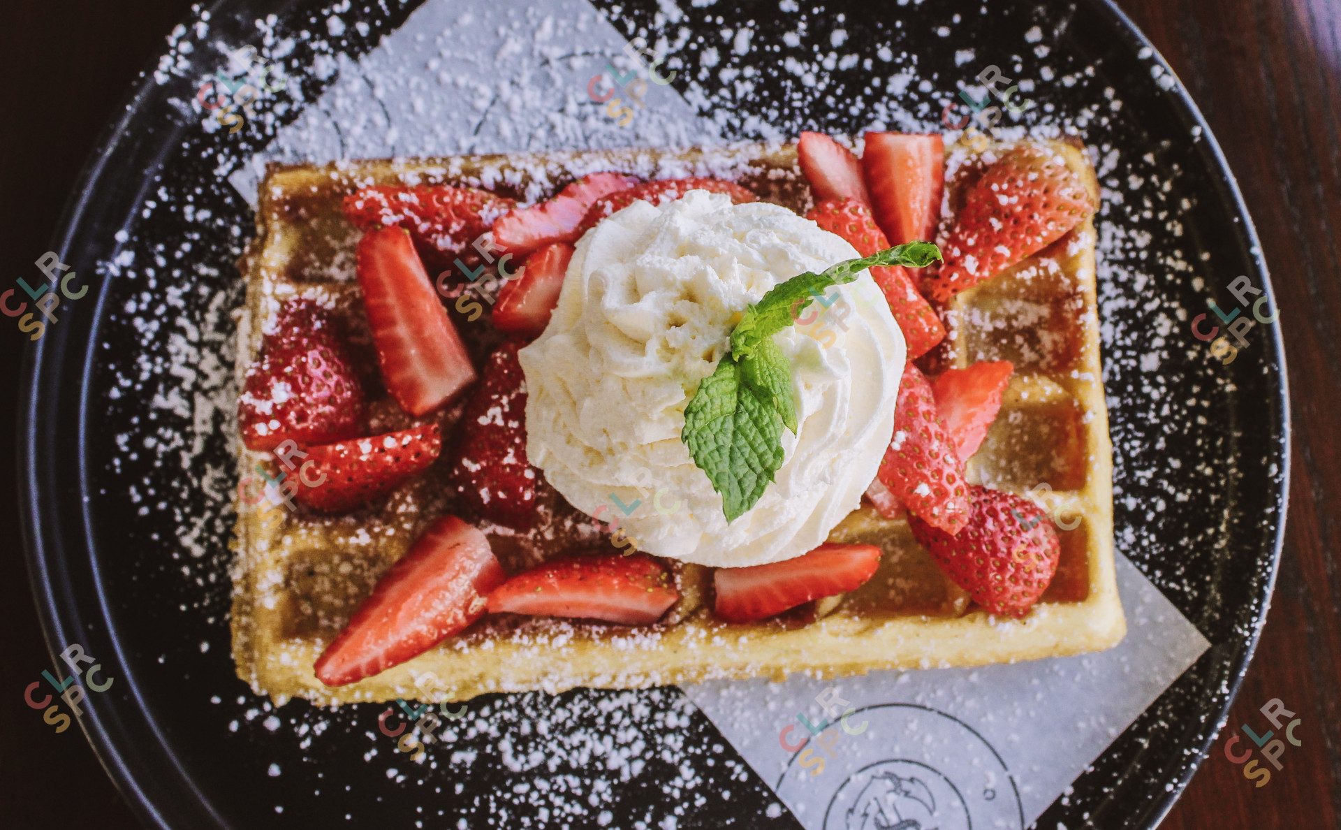 Strawberry Waffle - Food