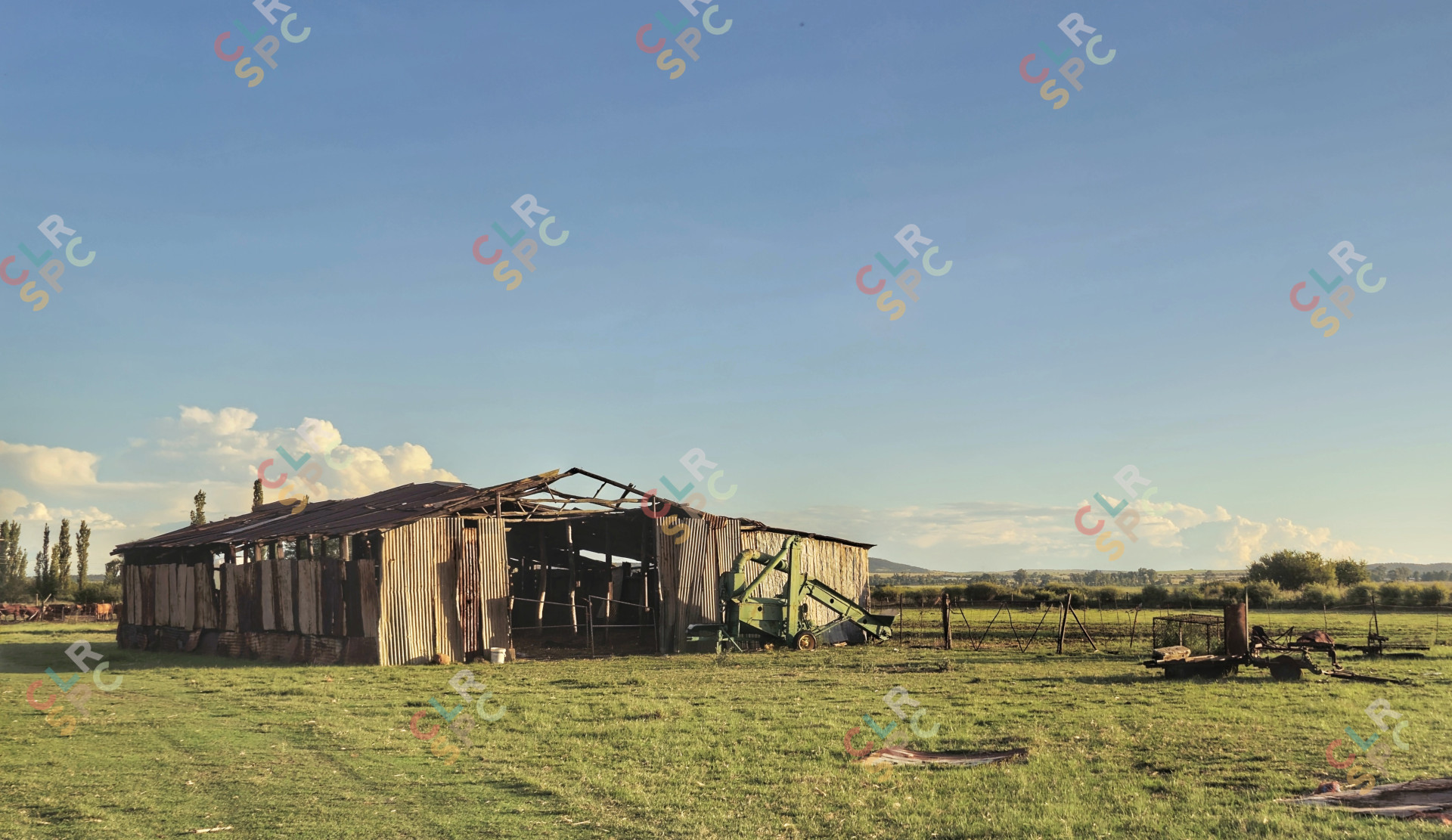 Farm scene in South Africa