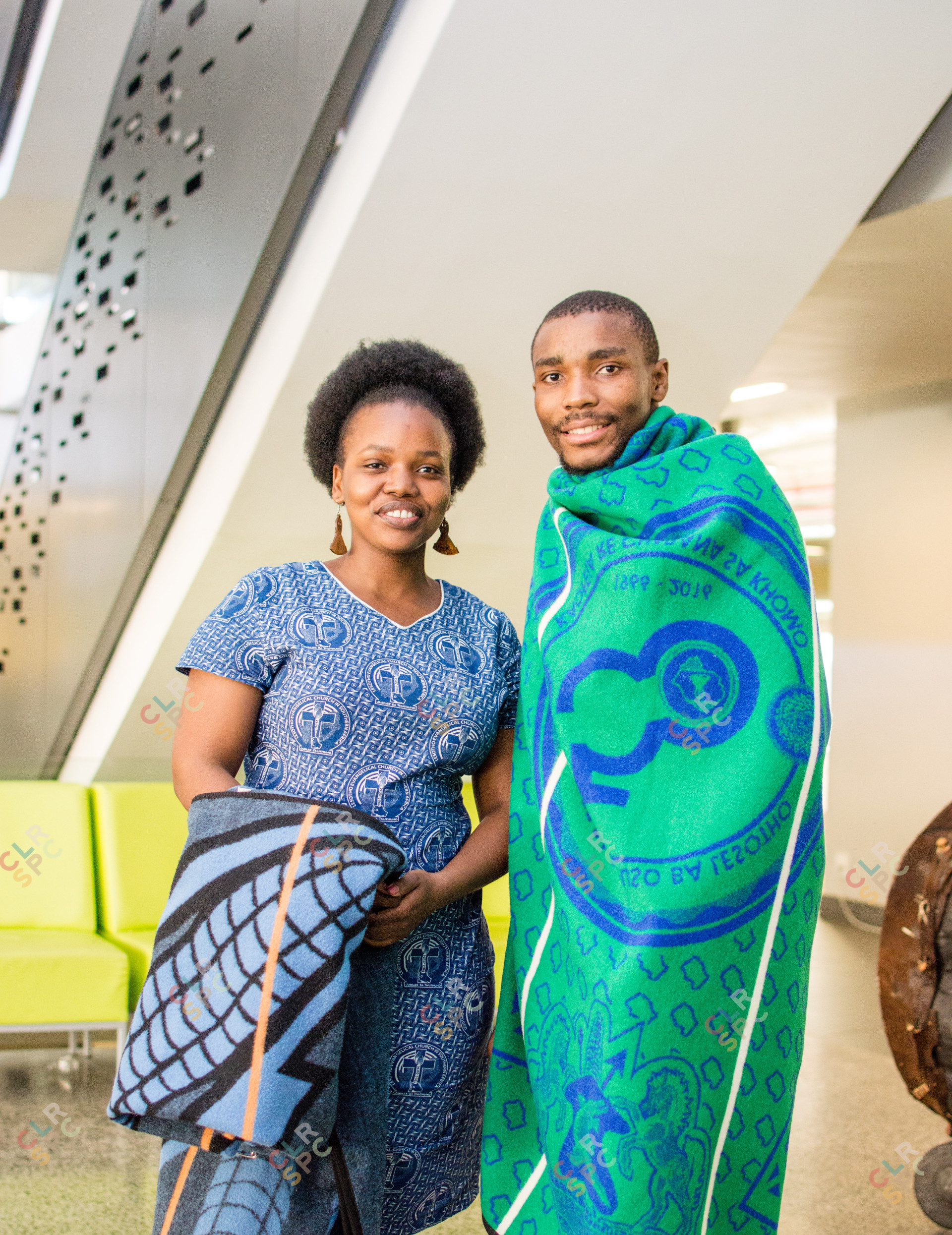 Black Couple Wearing Traditional Clothing