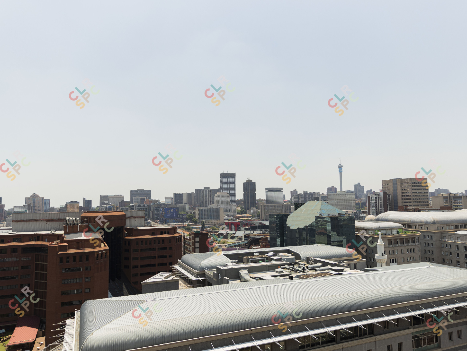 View of Johannesburg city from my window