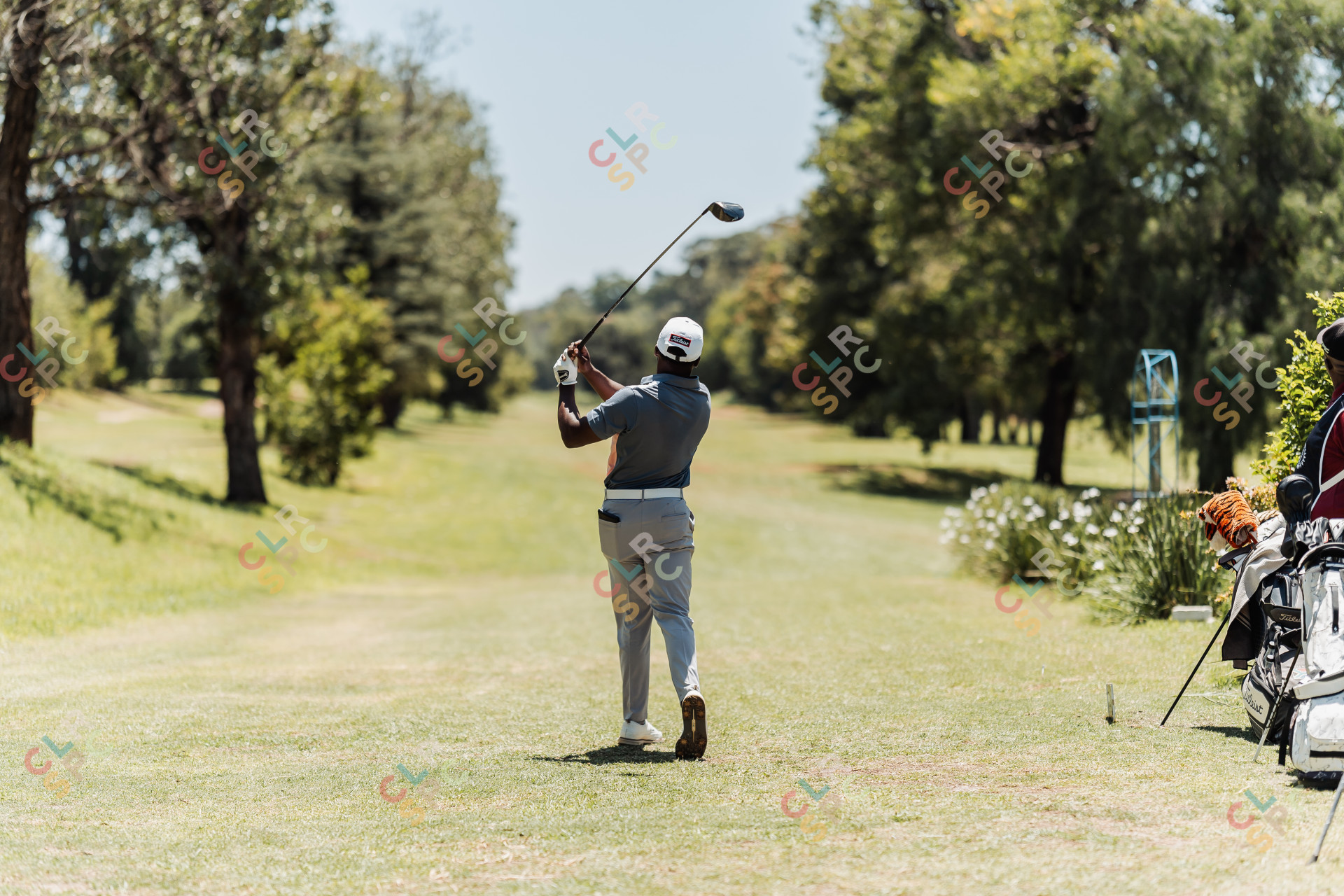 Black golfer taking a tee shot - Sunshine Tour 10