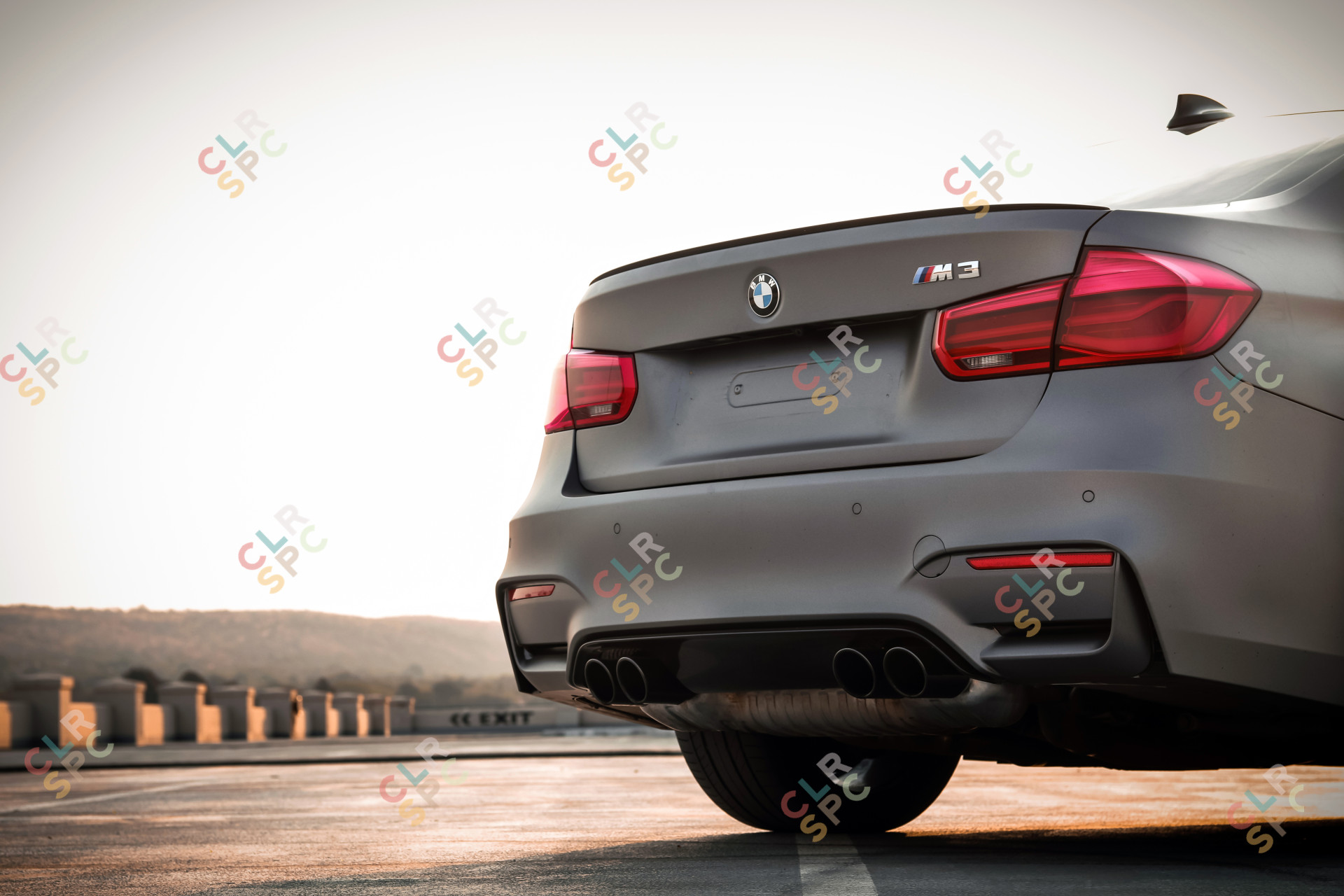 BMW M3 rear with no number plates