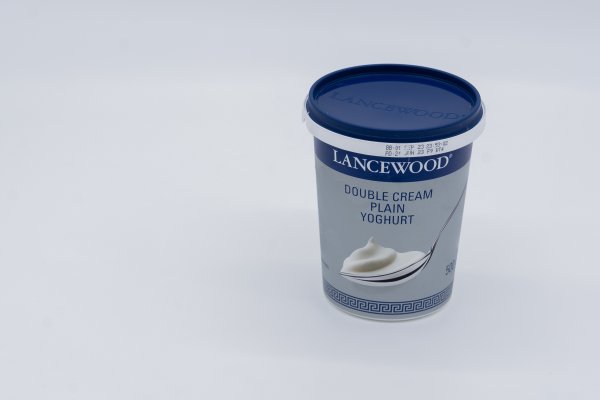 Product of Lancewood double cream plain yoghurt 500ml.