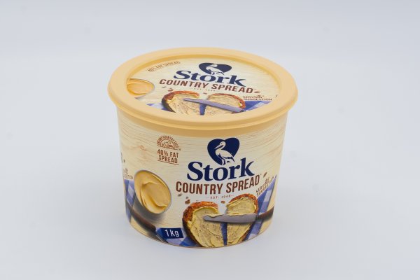 Product of stork country 40% fat spread.