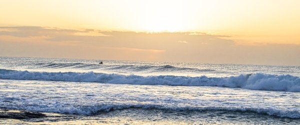 Sunrise by the beach