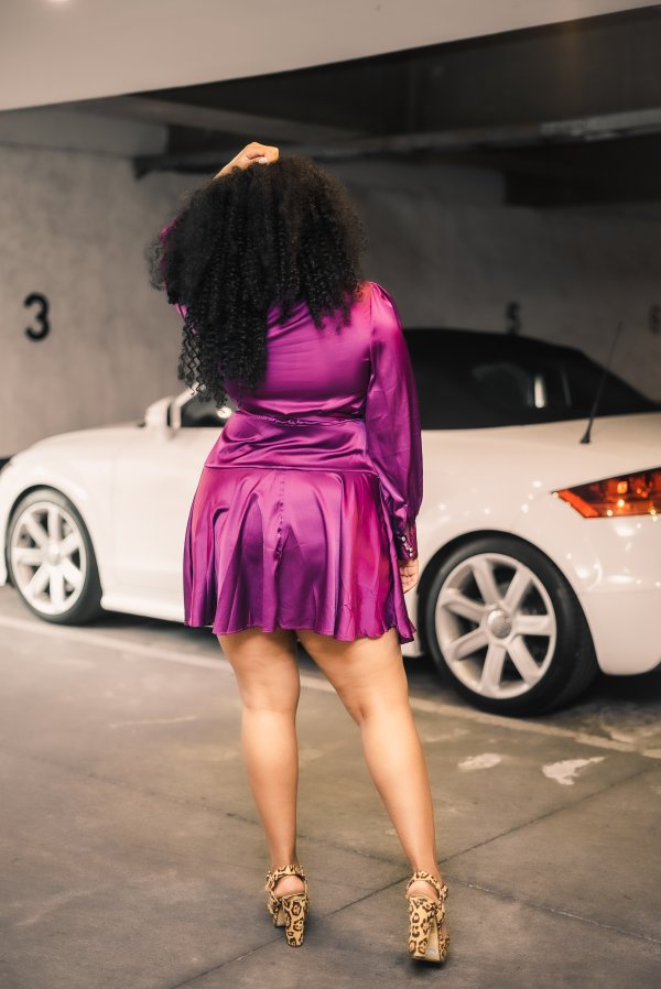 Woman approaching car